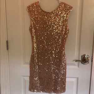 Forever 21 Gold Dress